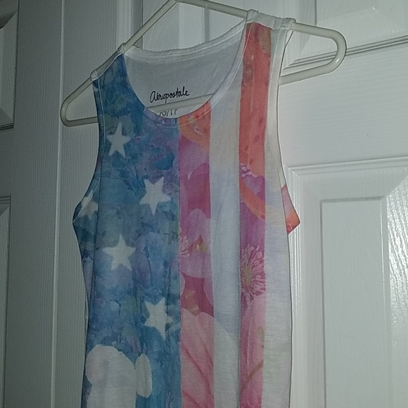 Aeropostale USA Flag Tank top - Picture 2 of 7